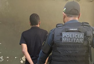 Prisão foi efetuada pelo 1° Batalhão da Polícia Militar (Foto: Divulgação) 