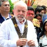 O presidente Luiz Inácio Lula da Silva durante primeira visita a Roraima em 2023 (Foto: Nilzete Franco/FolhaBV)