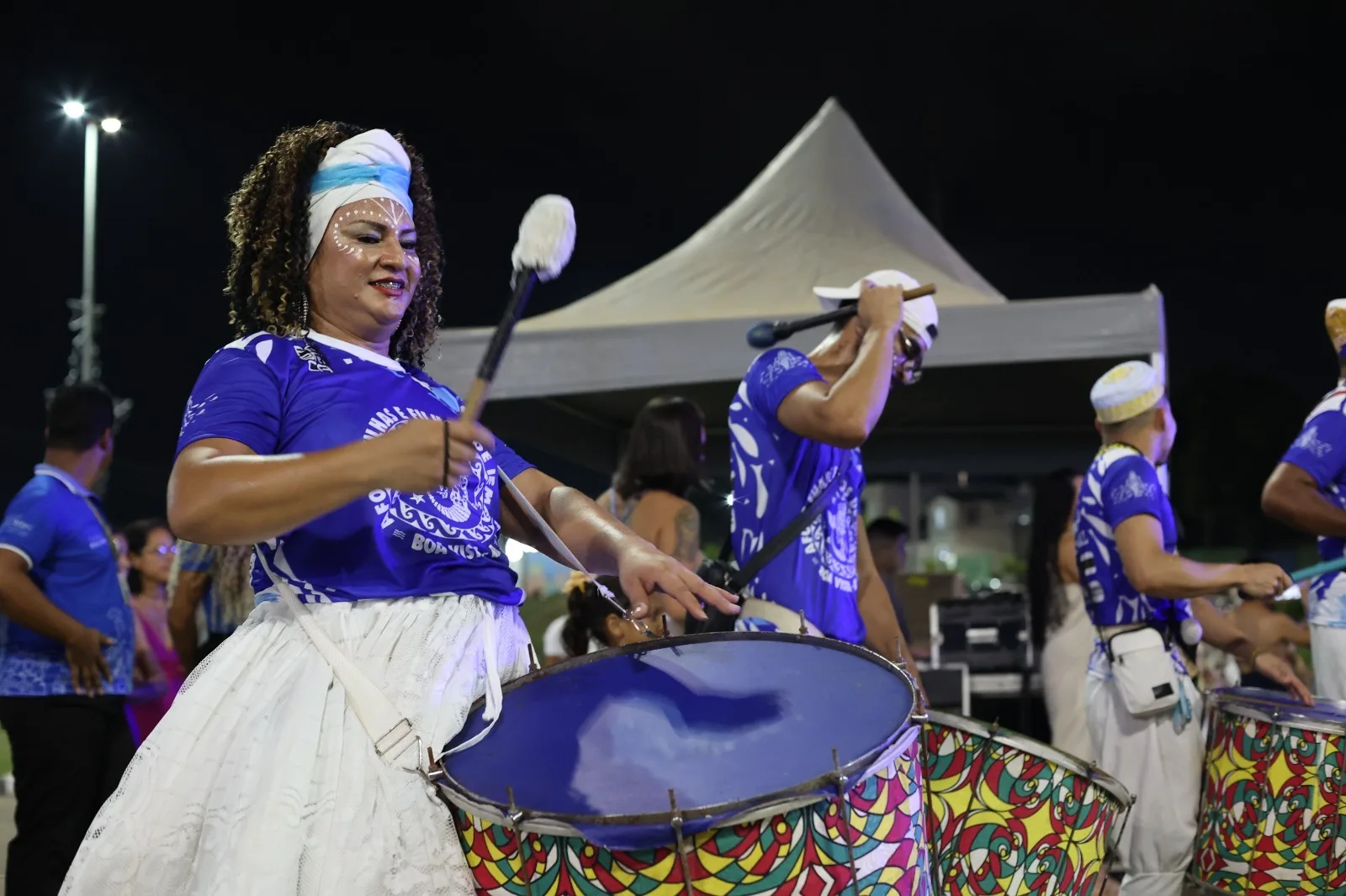 Completando um ano de existência em dezembro de 2024, o bloco tem se apresentado em escolas municipais e estaduais, universidades e outros eventos da cidade. Foto: Pablo Sérgio